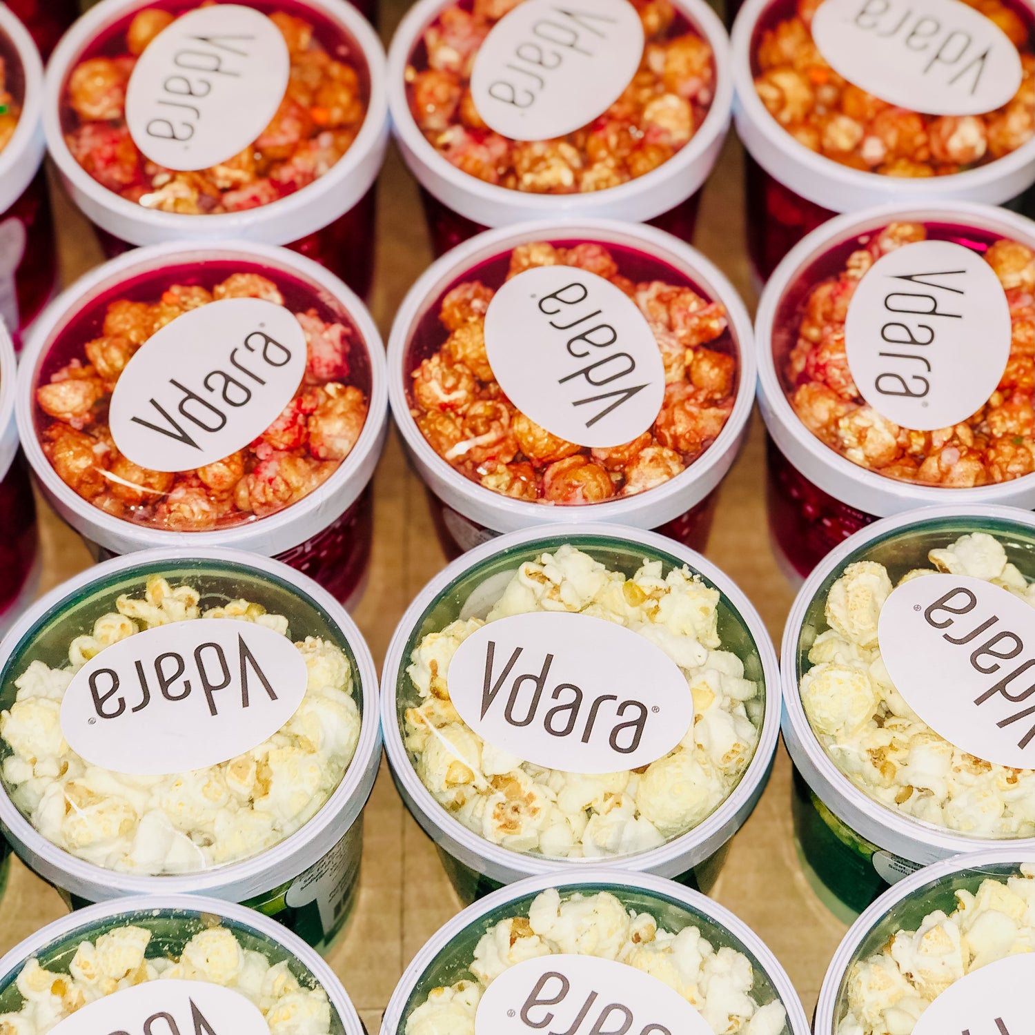 choose poppedlv for your promotional product needs. you can have your logo or message added to our 16oz gourmet popcorn cups for no additional charge