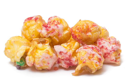 Indulge in Sweet Sensations with Popped Las Vegas Gourmet Popcorn White Chocolate and Raspberries, Infused with Pop Rocks and Nerds! Elevate Your Snack Game with this Explosive Fusion of Flavors. Handcrafted to Perfection with Premium Ingredients for Optimal Taste and Crunch. Satisfy Your Sweet Tooth with the Perfect Blend of White Chocolate, Tangy Raspberries, and Crunchy Candies. Order Now for a Truly Memorable Gourmet Experience