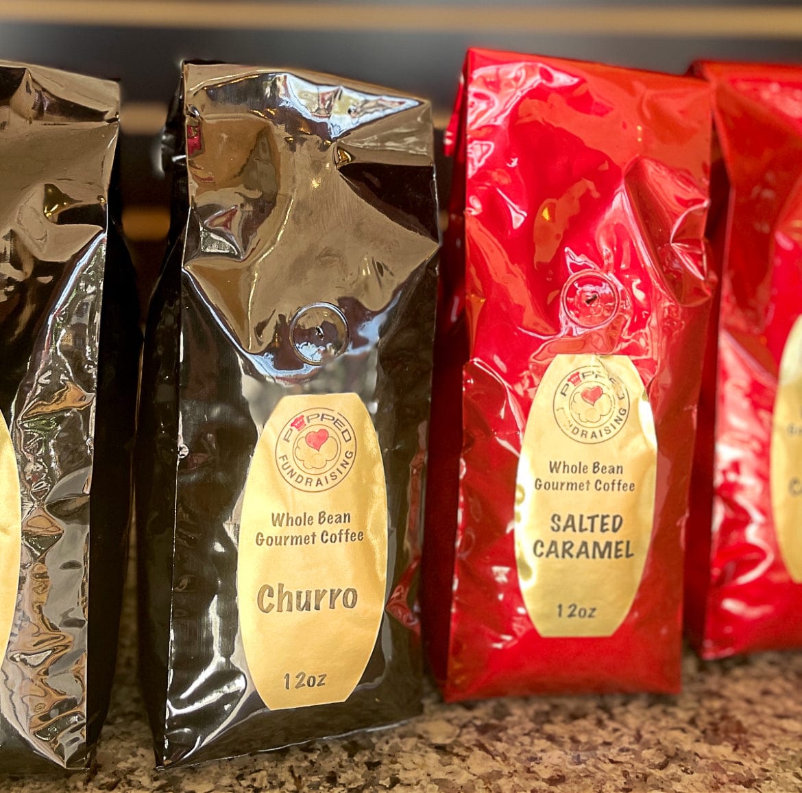 POPPED LAS VEGAS Whole Bean Churro Coffee 12oz