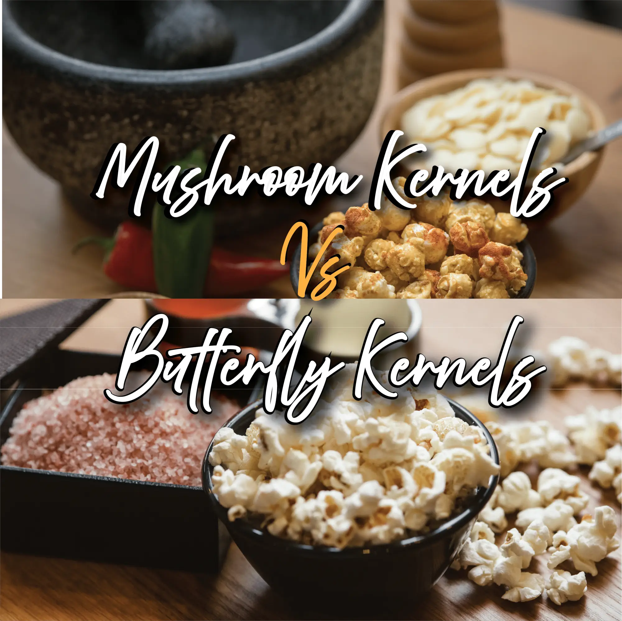 Butterfly or Mushroom......What the heck are we talking about and which kernel is right for you?