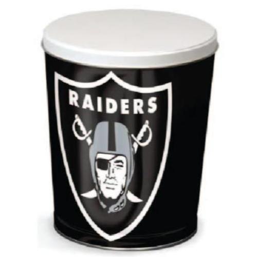 Las Vegas Raiders Official Gourmet Popcorn Three Gallon Tin