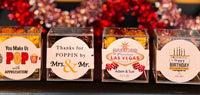 Gourmet Popcorn Custom Party Favors Set of 48 - POPPED LAS VEGAS