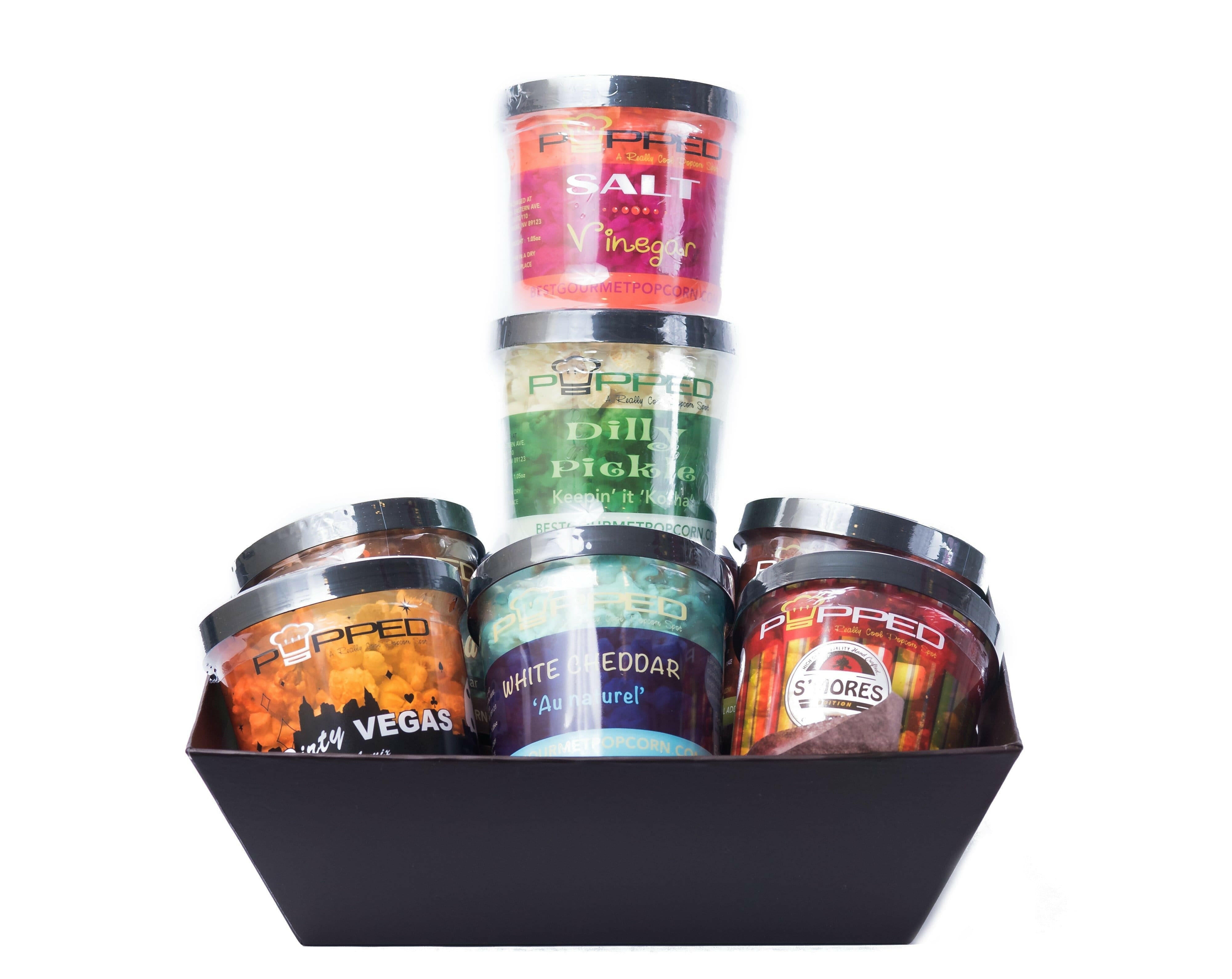 Gourmet Popcorn Gift Basket | Eight Cups
