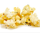 Fluffy, seasoned popcorn kernels.