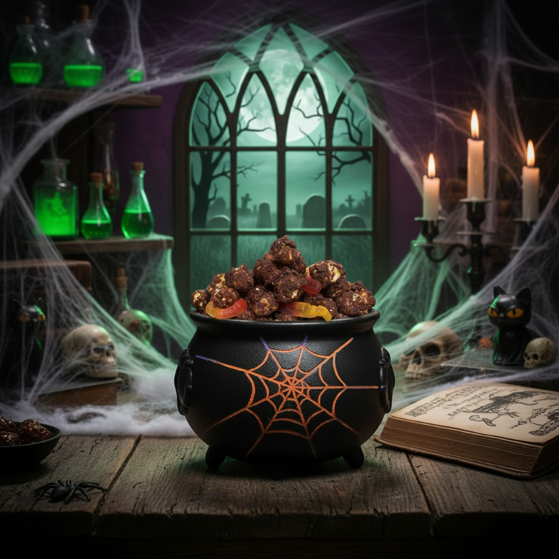 RIP | Oreo and Chocolate Gourmet Popcorn with Gummy Worms