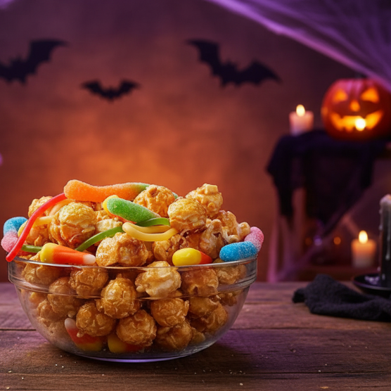 Witches Brew Gourmet Caramel Corn with Candies