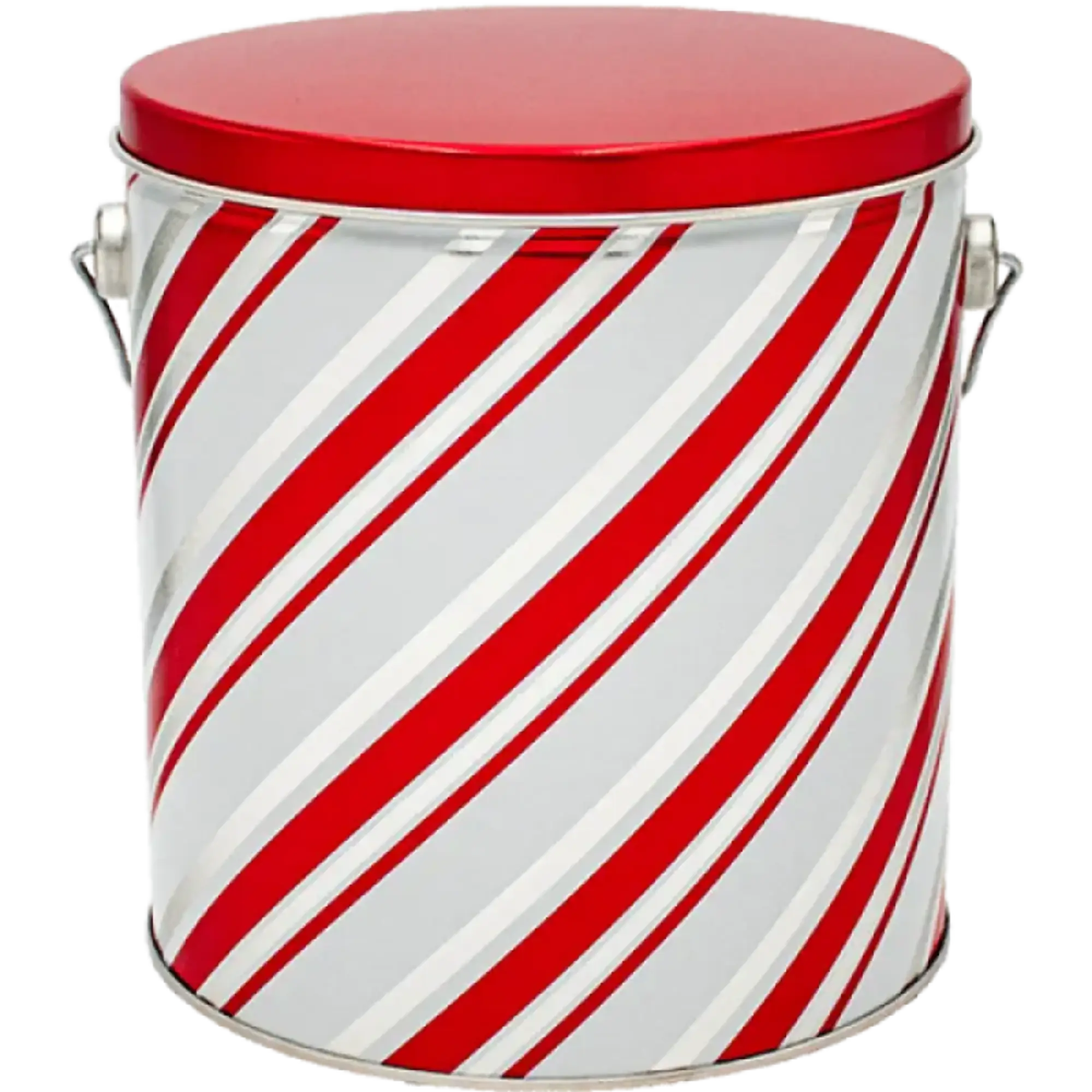 Stripe One Gallon Gourmet Popcorn Gift Tin Made in Las Vegas