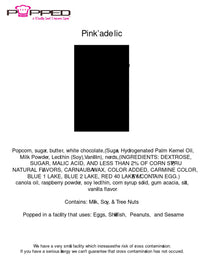 ingredients for pinkadelic popcorn