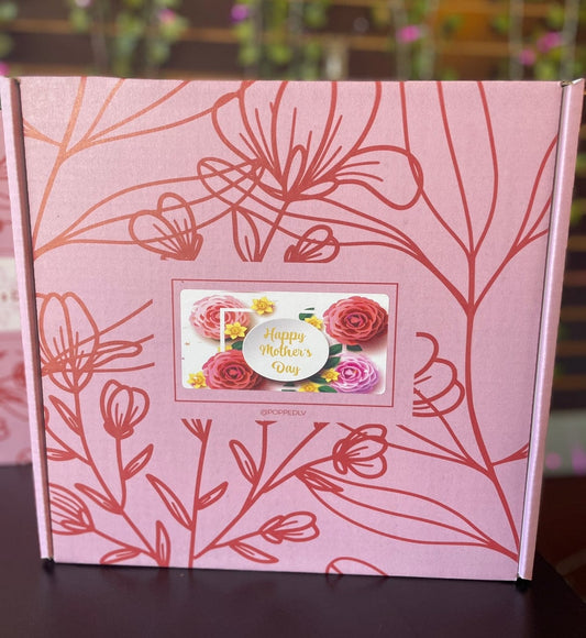 POPPED LAS VEGAS Mother's Day Themed Gift Box with Nine Assorted Flavors