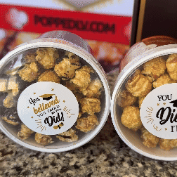 popped gourmet popcorn las vegas graduation gift box