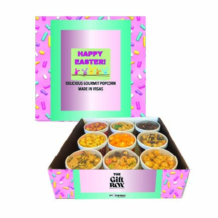 The Easter Gourmet Popcorn Gift Box Sampler