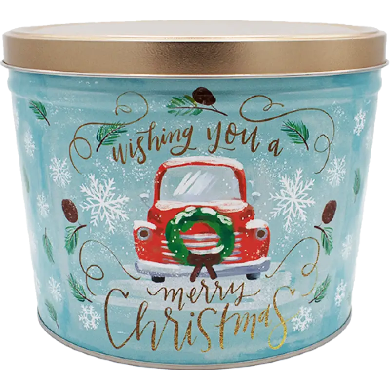 Two Gallon Tin | Blue with Car